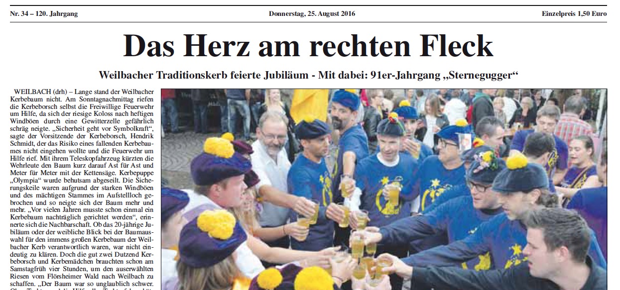 Flörsheimer Zeitung: “Das Herz am rechten Fleck”